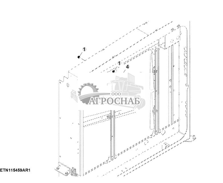 Амортизатор, стандартное крепление радиатора - ST822132 1126.jpg